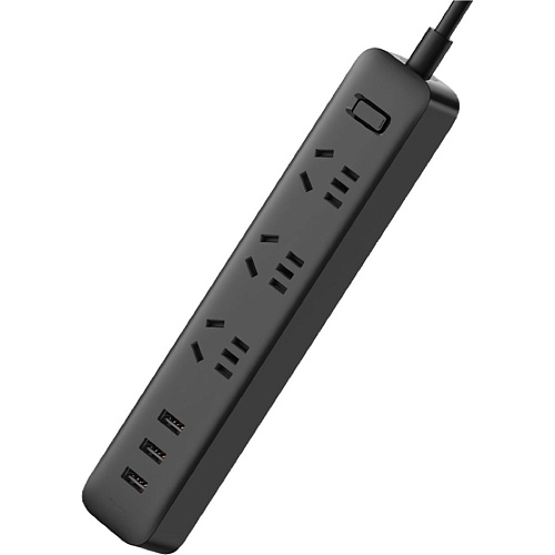 Мережевий фільтр Xiaomi MI Power Strip Black (XMCXB01QMN) CN - придбати в Дніпрі, Україні: ціна, характеристики | інтернет-магазин TOUCH