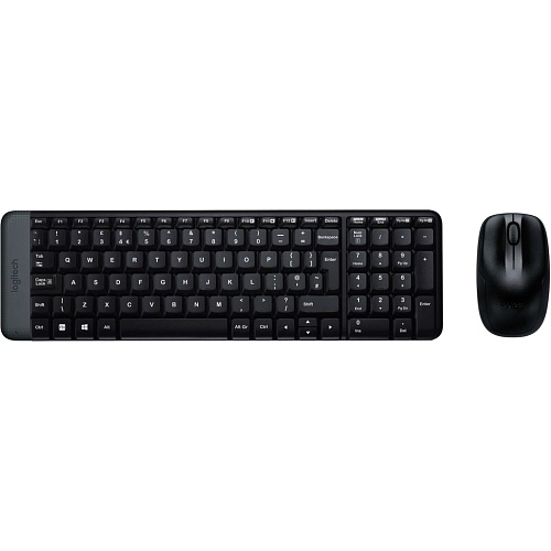 Комплект (клавиатура + мышь) Logitech MK220 Wireless Combo Black (920-003169/920-003168)