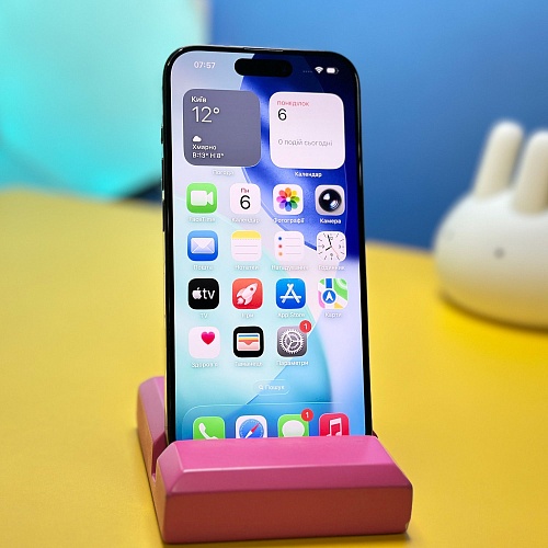 Смартфон Apple iPhone 15 Pro 256GB Black Titanium (3040) Б/У