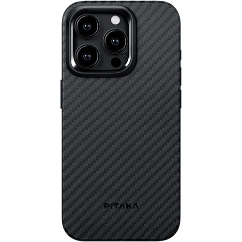 Чехол Pitaka MagEZ Case Pro 4 1500D Twill для Apple iPhone 15 Pro Max Black/Grey (KI1501PMP)