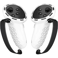 Чехол на контроллеры DK Silicone Controller Protective Case для Meta Quest 3/Quest 3S White Чехол на контроллеры DK Silicone Controller Protective Case для Meta Quest 3/Quest 3S White
