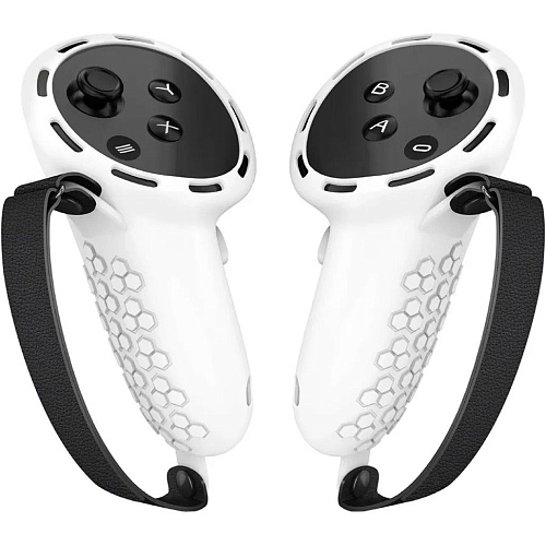 Чехол на контроллеры DK Silicone Controller Protective Case для Meta Quest 3/Quest 3S White
