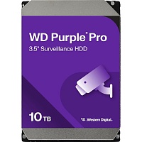 Жесткий диск 3.5" WD Purple Pro 10TB SATA 512MB (WD102PURP)