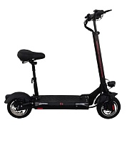 Электросамокат Crosser T4 Air 10 inch + сиденье (Black)