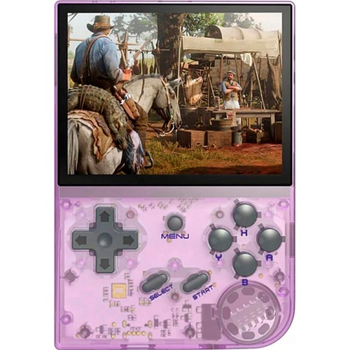 Ретро игровая приставка Anbernic RG35XX 64GB Transparent Purple