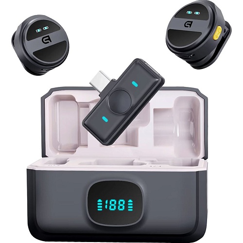 Мікрофонна радіосистема ArmorStandart ASM4 2in1 USB-C Black (ARM88480) - придбати в Дніпрі, Україні: ціна, характеристики | інтернет-магазин TOUCH