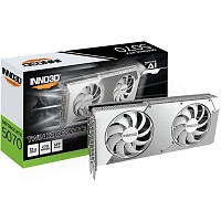 Відеокарта Inno3D GeForce RTX 5070 Twin X2 OC 12G White (N50702-12D7X-195064W) EU - придбати в Дніпрі, Україні: ціна, характеристики | інтернет-магазин TOUCH