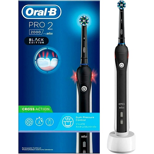 Электрическая зубная щетка Oral-B D501 Pro 2 2000 Black