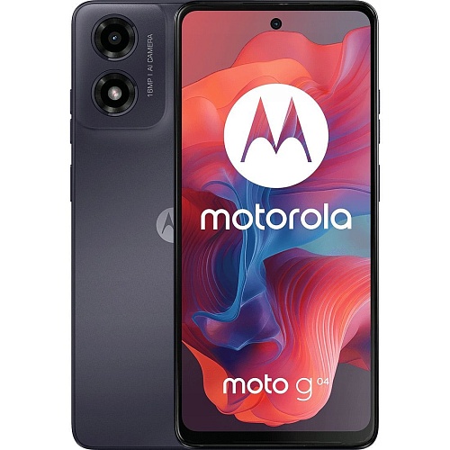 Смартфон Motorola Moto G04 4/64GB Concord Black (PB130020RS) UA-UCRF - придбати в Дніпрі, Україні: ціна, характеристики | інтернет-магазин TOUCH