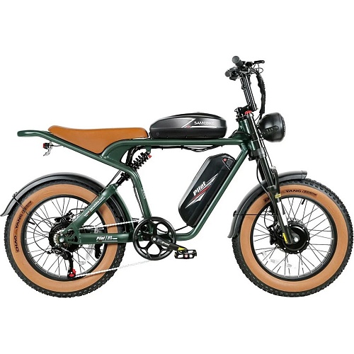 Електровелосипед SAMEBIKE Pilot M20 SR Dual Batteries Green - придбати в Дніпрі, Україні: ціна, характеристики | інтернет-магазин TOUCH
