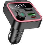 FM-трансмиттер Hoco E85 Tiger PD20W+QC3.0 Black 