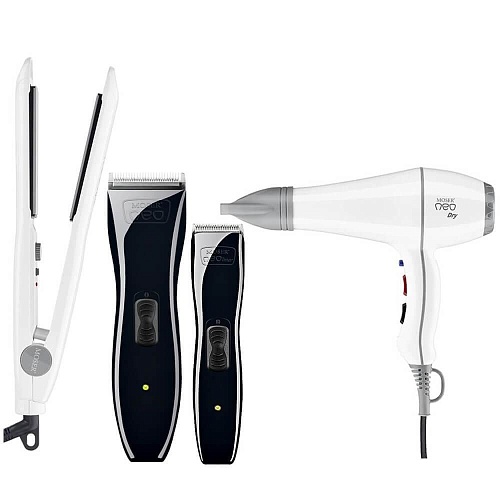 Фен+утюжок для волос+триммер+машинка для стрижки Moser Neo Kit 1886-0100