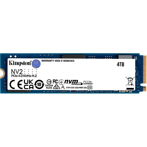 SSD накопичувач Kingston NV2 4TB (SNV2S/4000G) - придбати в Дніпрі, Україні: ціна, характеристики | інтернет-магазин TOUCH