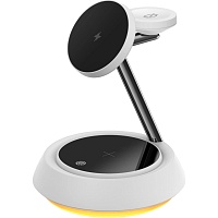 Беспроводное зарядное устройство WiWU 3 in 1 15W White (Wi-W002)