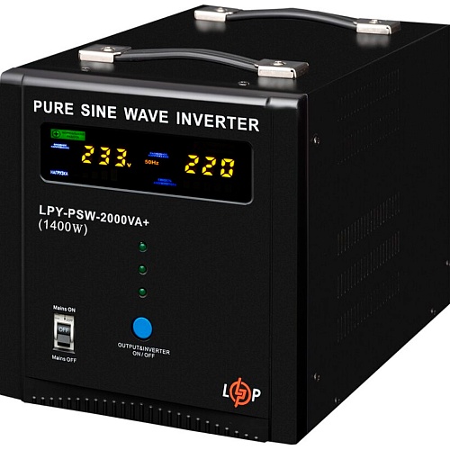 Источник бесперебойного питания (ИБП) LogicPower LPY-PSW-2000VA+ 1400W (22873)