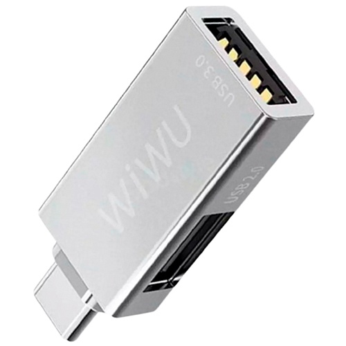 USB-хаб WiWU T02 Pro Type-C Hub 2*USB - придбати в Дніпрі, Україні: ціна, характеристики | інтернет-магазин TOUCH