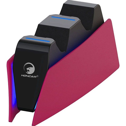 Зарядная станция Honcam DualSense для DualSense Sony PS5 Cosmic Red