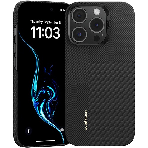 Чохол Benks Montage ArmorAir Kevlar Case 600D/1500D MagSafe для Apple iPhone 16 Pro Black (6948005905033) - придбати в Дніпрі, Україні: ціна, характеристики | інтернет-магазин TOUCH
