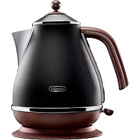 Електрочайник Delonghi Icona Vintage KBOV 2001.BK - придбати в Дніпрі, Україні: ціна, характеристики | інтернет-магазин TOUCH Електрочайник Delonghi Icona Vintage KBOV 2001.BK - придбати в Дніпрі, Україні: ціна, характеристики | інтернет-магазин TOUCH