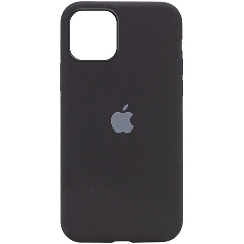 Чехол Silicone Case для Apple iPhone 12/12 Pro (Black) АА