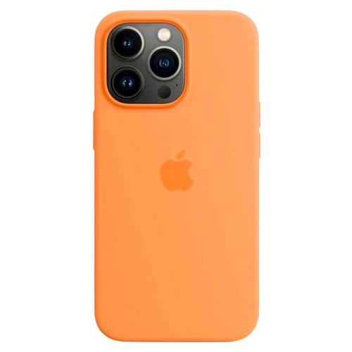 Чехол Silicone Case с MagSafe для Apple iPhone 13 Pro (6.1) Marigold ААА