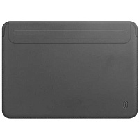 Чехол WiWU Skin Pro II Leather Sleeve Case для MacBook Air 13 2016-2019 (Grey)