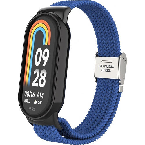 Ремешок ArmorStandart Braided Solo Loop для Xiaomi Smart Band 8 / 9 / 10 Blue (ARM69926)