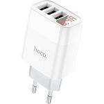 Сетевое зарядное устройство Hoco C93A 3-USB White