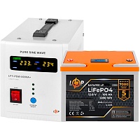 Источник бесперебойного питания (ИБП) LogicPower UPS B800 + АКБ LiFePO4 1280Wh (22623)