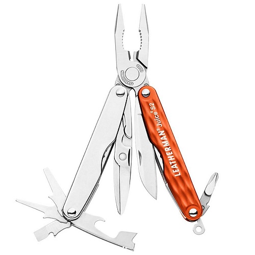 Мультитул Leatherman Juice S2 Cinnabar Orange, картонная коробка (831941) - придбати в Дніпрі, Україні: ціна, характеристики | інтернет-магазин TOUCH