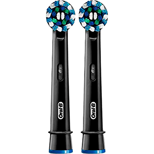 Насадка для зубной щетки Oral-B EB50BK Cross Action Black 2 шт