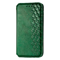Чехол-книжка GETMAN Cubic Cover Case для Xiaomi Redmi 9A / 9AT (Green) Чехол-книжка GETMAN Cubic Cover Case для Xiaomi Redmi 9A / 9AT (Green)