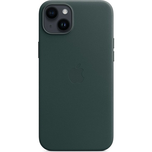Чехол Leather Case with MagSafe для Apple iPhone 14 Plus Forest Green AAA Чехол Leather Case with MagSafe для Apple iPhone 14 Plus Forest Green AAA