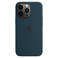 Чехол Silicone Case с MagSafe для Apple iPhone 13 Pro (6.1) Abyss Blue ААА