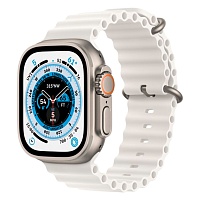 Смарт-часы Apple Watch Ultra 49mm Titanium Case with White Ocean Band (MNH83/MNHF3) Смарт-часы Apple Watch Ultra 49mm Titanium Case with White Ocean Band (MNH83/MNHF3)