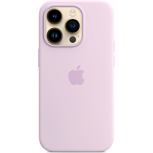 Чехол Silicone Case с MagSafe для Apple iPhone 14 Pro (Lilac) ААА
