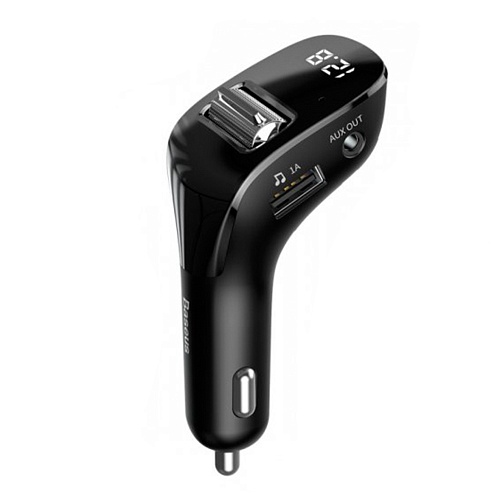 FM-трансмиттер Baseus Bluetooth FM Launcher Streamer F40 Black (CCF40-01)