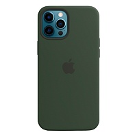 Чехол Silicone Case для Apple iPhone 12 Pro Max (Dark Olive) АА