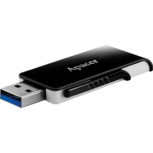 USB флеш-накопичувач Apacer AH350 64GB USB-A 3.0 Black (AP64GAH350B-1) - придбати в Дніпрі, Україні: ціна, характеристики | інтернет-магазин TOUCH