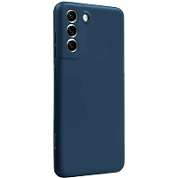 Чехол Samsung Soft-Touch Silicone Case для Galaxy S21 FE G990 (Midnight Blue) HC