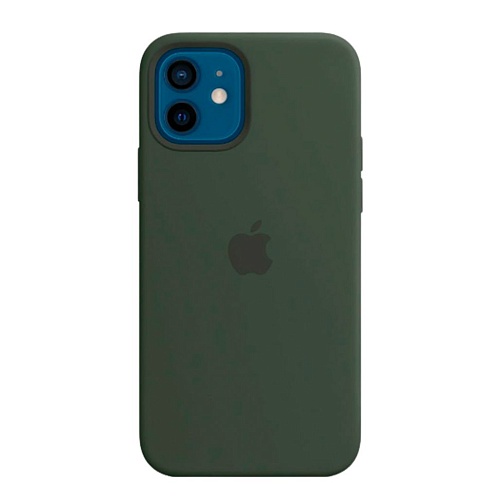Чехол Silicone Case для Apple iPhone 12/12 Pro (Pine Green) АА