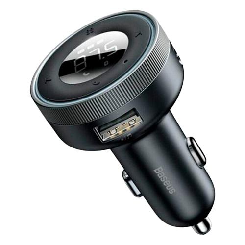 FM-трансмиттер Baseus Enjoy Car Wireless MP3 Charger Wireless 5.0+5V/3.4A Black (CCLH-01)