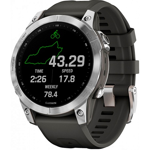 Смарт-годинник Garmin Fenix 7 Standard Edition Silver with Graphite Band (010-02540-00/01) - придбати в Дніпрі, Україні: ціна, характеристики | інтернет-магазин TOUCH