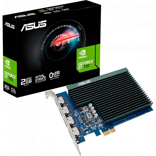 Відеокарта Asus GeForce GT 730 with 4 HDMI (GDDR5 GT730-4H-SL-2GD5) - придбати в Дніпрі, Україні: ціна, характеристики | інтернет-магазин TOUCH