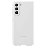 Чехол Samsung для Galaxy S21 FE (G990) Silicone Cover White (EF-PG990TWEGRU) Чехол Samsung для Galaxy S21 FE (G990) Silicone Cover White (EF-PG990TWEGRU)