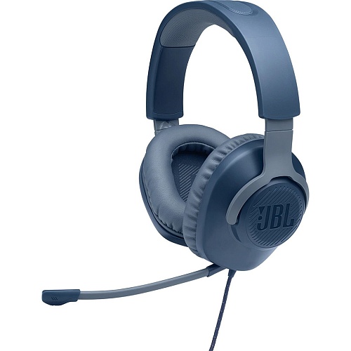 Игровые наушники JBL Quantum 100 Blue (JBLQUANTUM100BLU)