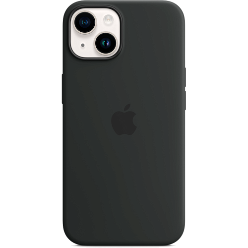 Чехол Silicone Case с MagSafe для Apple iPhone 14 (Midnight) ААА