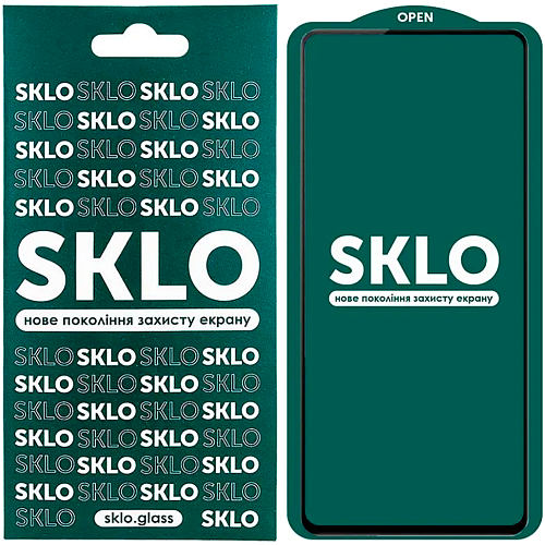 Защитное стекло SKLO 5D Full Glue Pac Tempered Glass Xiaomi Redmi Note 10 Pro/Note 11 Pro (Black)