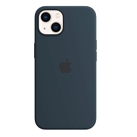 Чехол Silicone Case с MagSafe для Apple iPhone 13 (6.1) (Abyss Blue) ААА