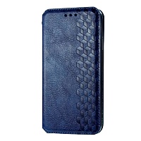 Чехол-книжка GETMAN Cubic Cover Case для Xiaomi Redmi 9C/ 10A (Blue) Чехол-книжка GETMAN Cubic Cover Case для Xiaomi Redmi 9C/ 10A (Blue)